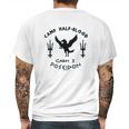 Cabin 3 Poseidon Camp Half Blood Mens Back Print T-shirt