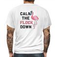 Calm The Flock Down Social Distancing Mens Back Print T-shirt