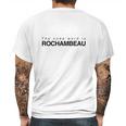 The Code Word Is Rochambeau Mens Back Print T-shirt