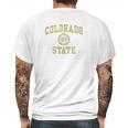 Colorado State Design Mens Back Print T-shirt