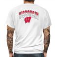 Colosseum Wisconsin Badgers Golden Boy Mens Back Print T-shirt