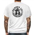 Conan Sorcery Hero Little Barbarian Gray Mens Back Print T-shirt