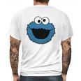 Cookie Monster Cartoon Mens Back Print T-shirt