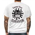 Corona Virus SurvivorLimited Mens Back Print T-shirt