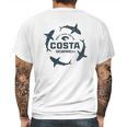 Costa Del Mar Ocearch Circle Shark Mens Back Print T-shirt