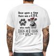 Cow Once Upon A Time Mens Back Print T-shirt