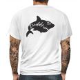 Daddy Shark Cute Funny Family Ocean Beach Summer Vacation Mens Back Print T-shirt