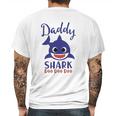 Daddy Shark Doo Doo Mens Back Print T-shirt