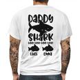 Daddy Shark Name Mens Back Print T-shirt