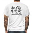 Daughters Of Royalty Chosen By The King Mens Back Print T-shirt