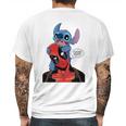 Deadpool StitchShirt Mens Back Print T-shirt