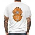 Deep Sea Diver Helmet Vintage Diving Mens Back Print T-shirt