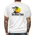 Del Boca Vista Retro Beach Mens Back Print T-shirt