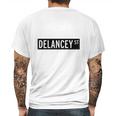 Delancey Street New York Mens Back Print T-shirt