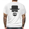 Digital 8 Bit Heisenberg Mens Back Print T-shirt