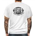 Dilf Dad Is Loving Football Mens Back Print T-shirt