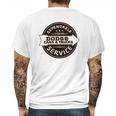 Dodge Cars Trucks Dependable Service Mens Back Print T-shirt