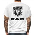 Dodge Ram Logo Mens Back Print T-shirt