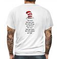 Dr Seuss Day Kids Mens Back Print T-shirt