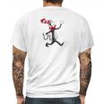 Dr Seuss Strolling Cat Mens Back Print T-shirt