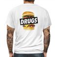 Drugs Burger Hoodie Mens Back Print T-shirt