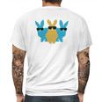 Easter Bunny Hip Trio Bunnies Funny Gift Mens Back Print T-shirt