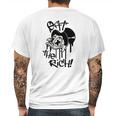 Eat The Rich T-Shirt Mens Back Print T-shirt