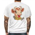 Elsie The Cow Mens Back Print T-shirt