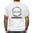 Everything I Ever Needed To Know I Learned From John Prine Mens Back Print T-shirt