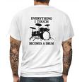 Everything I Touch Becomes A Drum John Bonham T-Shirt Mens Back Print T-shirt