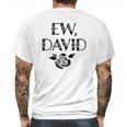 Ew David Alexis Moira Rose Merchandise Black Raglan Basebal Mens Back Print T-shirt