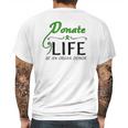 February 14 Donate Life Be An Organ Donor Mens Back Print T-shirt