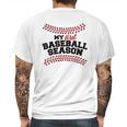 My First Baseball Season Baby One Piece Mens Back Print T-shirt