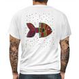 Fish Inspired By Kuna Artwork Of PanamaMens Back Print T-shirt