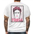 Frida Kahlo Art Portrait Mens Back Print T-shirt