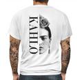 Frida Kahlo Portrait Retro Mens Back Print T-shirt