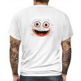 Funny Gritty Mascot Face Mens Back Print T-shirt