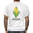 Funny Uni Corn Unicorn Corn Lovers Corn Farmer Mens Back Print T-shirt