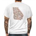 Georgia Peach State Atlanta Georgia On My Mind Mens Back Print T-shirt