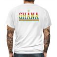 Ghana Country Flag Ghanaian Pride Mens Back Print T-shirt