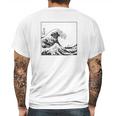 The Great Wave Off Kanagawa Mens Back Print T-shirt