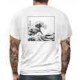 The Great Wave Off Kanagawa Mens Back Print T-shirt