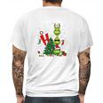 Grinch Hohoho Mens Back Print T-shirt