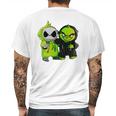 Grinch And Jack Skellington Mens Back Print T-shirt