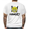 Hangry Emoji Mens Back Print T-shirt