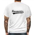 Hausmeister Sind Helden Facility Manager Beruf Mens Back Print T-shirt