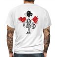 Heart Club Diamond Spade Mens Back Print T-shirt