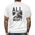 My Hero Academia All Might Mens Back Print T-shirt