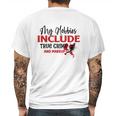 My Hobbies Include True Crime And Makeup Crime Junkie Mens Back Print T-shirt