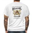 Hula Girl Cigar Mens Back Print T-shirt